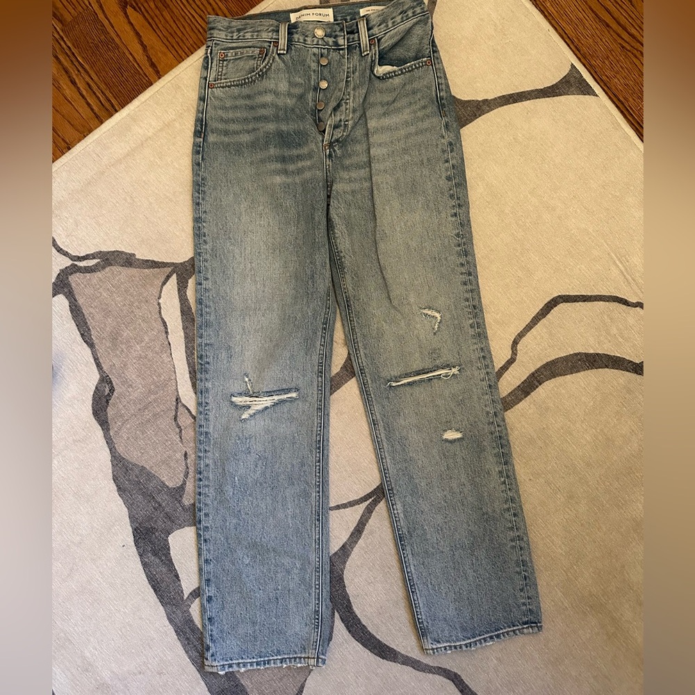 Denim Forum high rise jeans